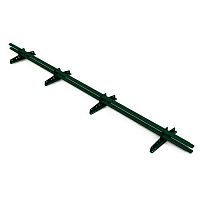 Снегозадержатель трубчатый BORGE 3м, 4 опоры, зеленый мох (RAL6005)