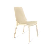 Стул пластик Sheffilton SHT-S75 бежевый (каркас металл ваниль) арт.138485 (230030)