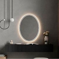 Зеркало Континент Avalon Led 600х800 с холодной подсветкой, с бесконтактным сенсором