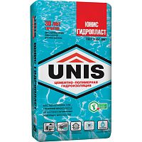 Гидроизоляция UNIS ГИДРОПЛАСТ обмазочная (20 кг) (1поддон-64шт)