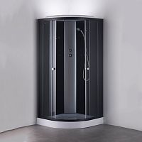 Душевая кабина EvaGold полукруг T901BB 90*90, низкий поддон