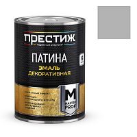 Эмаль декоративная Престиж Патина серебро 0,2 л