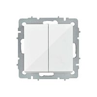 BRITE Выключатель 2-клавишный перекрестный 10А ВС10-2-3-БрБ белый IEK