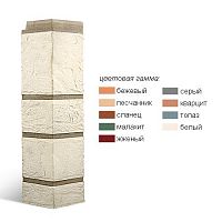 Наружный угол Альта Профиль камень белый 0,47 х 0,11 м