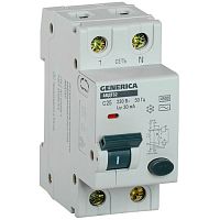 Дифавтомат ИЭК АВДТ 32 С25 30мА GENERICA арт.MAD25-5-025-C-30
