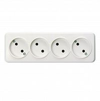 SMARTBUY (SBE-03W-10-S4-N) ЮПИТЕР, 4-МЕСТНАЯ, БЕЛЫЙ