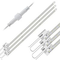 Светильник для растений светодиодный линейный ULY-P90-10W/SPFR/K IP65 AC220V CLEAR KIT03 UL-00003850