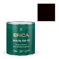 Эмаль ПФ-115 Erica глянцевая шоколадная 2,6 кг