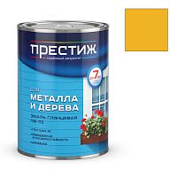 Эмаль ПФ-115 Престиж желтый 0,9 кг 14 штв коробке