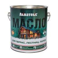 Масло для террас, лестниц, полов Акватекс 2,5 л (б/ц) (90169)