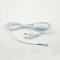 Сетевой шнур с вилкой и выкл. Uniel UCX-C10/02A-170 WHITE 2А, 500Вт, 1,7м. Бел. UL-00004428