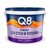 Краска ВД интерьерная Formula Q8 белоснежная 6,5 кг