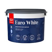 Краска для потолка Tikkivala EURO WHITE 2,7 л