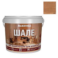 Лак тонирующий для древесины Акватекс Шале дуб 0,9 кг (20685)