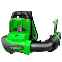 Воздуходув ранцевый Greenworks GD40BPG2, 40v (без АКБ и ЗУ) (2408107)