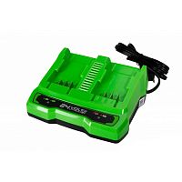 Зарядное устройство Greenworks G24X2UC2 24V, 2 слота (2931907)