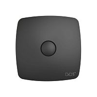 Вентилятор накладной DICITI RIO 4C Matt black обр.клапан D100