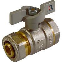 Кран шаровой СТМ СТАНДАРТ для воды 16x1/2" ц/г бабочка CWPF1216 (200шт)