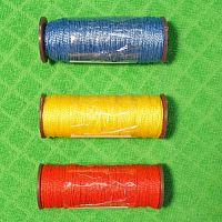 Нить РФВ хоз. крученая цветная L=50m D=1.2mm, 001-50ц, уп.100шт г.Рязань