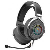 A4TECH BLOODY G535P ЧЕРНЫЙ/СЕРЕБРИСТЫЙ 2М МОНИТОРНЫЕ ОГОЛОВЬЕ (G535P 4PIN+USB/BLACK+SILVER)