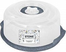 SUGAR&SPICE SE229110026 STONE С ПАРОВЫПУСКНЫМ КЛАПАНОМ D250 С ПОДДОНОМ ТЕМНЫЙ КАМЕНЬ