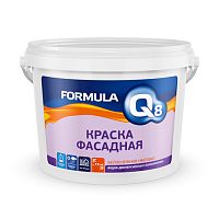 Краска ВД фасадная Formula Q8 белоснежная 13 кг