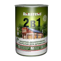 Защитно-декоративное покрытие для древесины Акватекс текстурное покрытие бесцветный 0,8 л (18101)