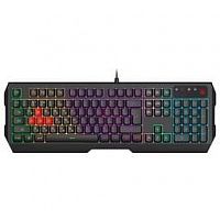 A4TECH КЛАВИАТУРА BLOODY B140N ЧЕРНЫЙ USB MULTIMEDIA FOR GAMER LED (ПОДСТАВКА ДЛЯ ЗАПЯСТИЙ) (B140N)