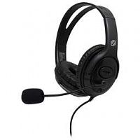 OKLICK НАУШНИКИ С МИКРОФОНОМ ОКЛИК HS-M400 ЧЕРНЫЙ 1.8М НАКЛАДНЫЕ ОГОЛОВЬЕ (1532019)