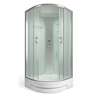 Душевая кабина ERLIT ER351026-C3-RUS 100*100*2260 матовое стекло, средний поддон, Россия