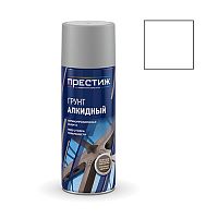 Грунт алкидный универсальный Престиж аэрозольный, белый 520 мл.