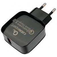 CABLEXPERT (21073) MP3A-PC-41 QC3.0, 1 ПОРТ USB, ЧЕРНЫЙ