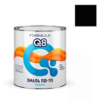 Эмаль ПФ-115 Formula Q8 черный 2,7 кг