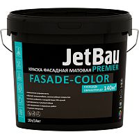 Краска акриловая JetBau ПРЕМЬЕР ФАСАД-КОЛОР 14 кг (44 шт в палете)