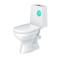 Унитаз-компакт Gesso w 102 HOME De Luxе c 1 уровневой арматурой, сиденьем и болтами крепления