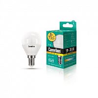 CAMELION (12391) LED8-G45/830/E14/8ВТ/3000K