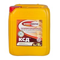 Огнебиозащитный пропиточный состав для древесины и тканей WoodMaster КСД 10 л (30001)