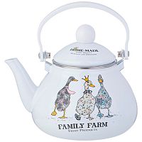 Чайник эмалированный Agness Family farm 1,3 л 934-625