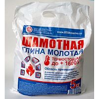 Глина СТС шамотная молотая, 5кг (по 6шт)