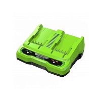 Зарядное устройство Greenworks G40UC8 40V, 2 слота (2938807)