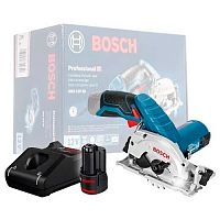 Пила дисковая аккумуляторная Bosch GKS 12V-26+1 x 2,0 А*ч +GAL 12V-40, картон