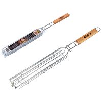 Решетка-гриль 49х4х3,5 см Ecos 9710D хром арт.999710