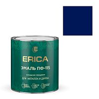 Эмаль ПФ-115 Erica глянцевая синяя 2,6 кг