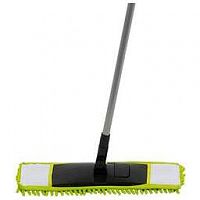 РЫЖИЙ КОТ ШВАБРА ДЛЯ ПОЛА С НАСАДКОЙ ИЗ МИКРОФИБРЫ MOP CLEAN ЛАПША (310475)