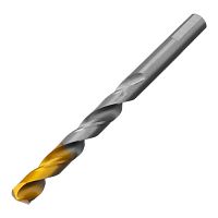 Сверло спиральное по металлу 10х133 мм Denzel Р6М5, Golden Tip арт.718242