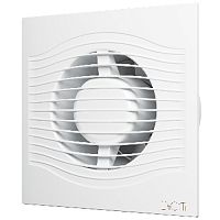 Вентилятор накладной DICITI SLIM 4C обр.клапан D100