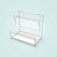 Тарелосушка универсальная без поддона, крашеная хром г.Орел (поддон 370мм)Т