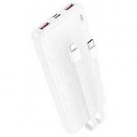 BOROFONE (6941991111846) BJ57 10000MAH 2USB+TYPE-C 2.4A 22.5W+PD 20W , WHITE