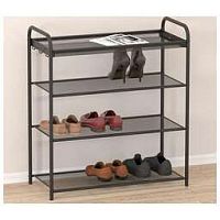 ЗМИ ПОДСТАВКА ДЛЯ ОБУВИ "ВЕРОНА 24" (VERONA 24 SHOE RACK) ЧЕРНЫЙ ПДОВ24 Ч