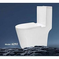 Унитаз напольный МОНОБЛОК Monterey 6292S, торнадо, сиденье в комплекте, круглая форма